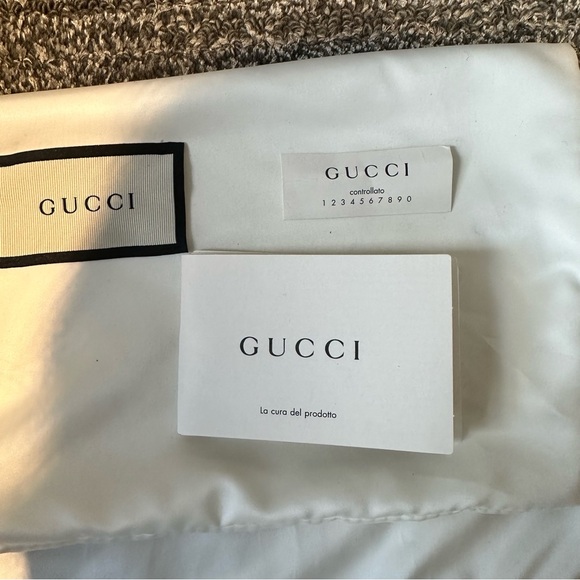 Gucci Matelasse Small GG Marmont Shoulder Bag in Porcelain Rose - Picture 11 of 12